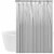 Gray Shower Curtain Liner Magnetic 70 X 72 Waterproof Heavy Duty Vinyl Bathroom Perspective: front