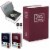 2 Dictionary Hollow Book Safe Diversion Secret Stash Booksafe Lock Key Security Perspective: front