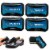 4 PC Shoe Polish Shine Sponge Cleaning Protector Leather Care Boots All Colors Perspective: front