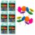 720ct Multicolor Thumb Tacks 3/8 Round Flat Push Pin Cork Board Office Bulletin Perspective: front