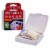 19 Pc First Aid Kit To Go Emergency Home Car Outdoor Medical Set Compact Case Perspective: front