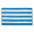 TowelSoft Premium Cabana Stripe 100% Cotton Terry Velour Beach Towel 35 inch x 60 inch-Aqua Perspective: front