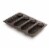 Lekue Silicone Perforated Mini Baguette Bread Pan - Brown Perspective: front