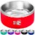 Black Rhino Dura-Bowl Red (42 Oz) for Dogs | Non Slip Perspective: front