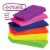 Neliblu Premium Pencil Erasers High Quality Bright Neon Chiseled Erasers 6 Pack Perspective: front