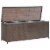 vidaXL Patio Storage Box Brown 47.2 x19.7 x23.6 Poly Rattan Perspective: front