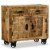 vidaXL Sideboard with 2 Drawers and 1 Cabinet Rough Mango Wood Perspective: front
