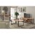 vidaXL 3 Piece Living Room Furniture Set Solid Acacia Wood Perspective: front