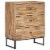 vidaXL Sideboard Reclaimed Teak Wood 23.6 x11.8 x29.5 Perspective: front