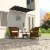 vidaXL Retractable Awning 59.1 x59.1 Anthracite Perspective: front