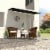 vidaXL Retractable Awning 98.4 x59.1 Anthracite Perspective: front