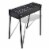 vidaXL BBQ Stand Charcoal Barbecue Square 30 x 11 Perspective: front