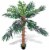 Artificial Plant Coconut Palm Tree with Pot 55 Perspective: front