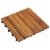 vidaxl 10 pcs Acacia Decking Tiles 11.8 x11.8 Vertical Pattern Perspective: front