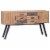 vidaXL Side Cabinet 55.1 x11.8 x29.5 Solid Teak Perspective: front