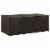 vidaXL Patio Storage Box Poly Rattan 70.9 x35.4 x27.6 Brown Perspective: front