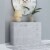 vidaXL Sideboard Concrete Gray 41.3 x11.8 x29.5 Engineered Wood Perspective: front