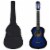 vidaXL 8 Piece Classical Guitar Beginner Set Blue 1/2 34 Perspective: front