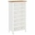 vidaXL Wine Cabinet 22 x12.6 x43.3 Solid Oak Wood Perspective: front