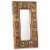 vidaXL Mirror with Buddha Cladding 19.7 x31.5 Solid Reclaimed Wood Perspective: front
