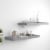 vidaXL Floating Wall Shelves 2 pcs Gray 23.6 x9.3 x1.5  MDF Perspective: front