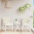 vidaXL Garden Chair Cushions 2 pcs Cream 39.4 x19.7 x2.8 Perspective: front