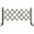 vidaXL Garden Trellis Fence Gray 47.2 x23.6 Solid Firwood Perspective: front