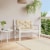 vidaXL Cushion for Swing Chair Beige 39.4  Fabric Perspective: front