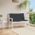 Vidaxl Cushion For Swing Chair Black 47.2  Fabric Perspective: front