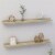 vidaXL Wall Shelves 2 pcs Sonoma Oak 31.5 x3.5 x1.2 Perspective: front