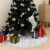 vidaXL Luxury Christmas Tree Skirt with Sock White 3 ft Fabric Perspective: front