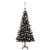 vidaXL Artificial Christmas Tree with LEDs&Ball Set Black 70.9  PVC Perspective: front