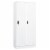 vidaXL Wardrobe White 31.5 x19.7 x70.9 Steel Perspective: front