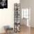 Vidaxl 6-Tier Book Cabinet Concrete Gray 15.7 X11.8 X82.7 Chipboard Perspective: front