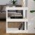 vidaXL Book Cabinet/Room Divider White 23.6 x11.8 x28.1 Solid Wood Pine Perspective: front