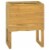 vidaXL Bathroom Cabinet 23.6 x17.7 x29.5  Solid Wood Teak Perspective: front