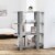 vidaXL Book Cabinet/Room Divider Gray Sonoma 39.4 x11.8 x48.6 Perspective: front