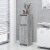vidaXL Bathroom Cabinet Gray Sonoma 11.8 x11.8 x37.4  Engineered Wood Perspective: front