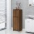 vidaXL Bathroom Cabinet Brown Oak 11.8 x11.8 x37.4 Engineered Wood Perspective: front