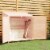 vidaXL Garden Shed 40.2 x20.5 x44.1 Solid Wood Fir Perspective: front