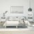 vidaXL Bed Frame with Headboard Light Gray 53.9 x74.8  Full Fabric Perspective: front