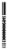 L.O.C.K. 01 Deep Black L.O.C.K. It Waterproof Flat Brush Eyeliner Perspective: front