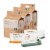 Ecoriginals Plant Based 3 Packs of Pants + 3 Packs of Water Wipes | Walker Size 5 | Perspective: front