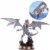 First4Figures Yu-Gi-Oh! Blue-Eyes White Dragon 14-Inch Silver Statue Perspective: front