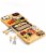 Royal Craft Wood Cracker and Cheese Tray with Slate Plate Perspective: front
