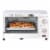 Continental 4 Slice 60 Minute Toaster Oven White Perspective: front