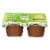 Vermont Village Organic Applesauce - Unsweetened - Case of 12 - 4 oz. Perspective: front