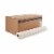 McKesson Table Paper White Crepe 21'' W x 125' L 12 Rolls Perspective: front