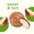 Organic Large Cosmic Crisp Apple - Each Perspective: left