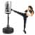 Everlast OmniFlex Adjustable Freestanding Workout Boxing Punching Bag, Silver Perspective: left